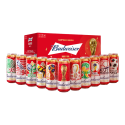 百威 醇正拉格啤酒 500ml*12听