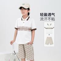 BOBDOG HOUSE 男童套装夏款不闷汗中大童女童儿童套装