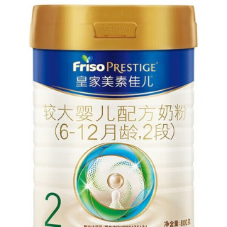 美素佳儿 皇家较大婴儿配方奶粉 2段 800克