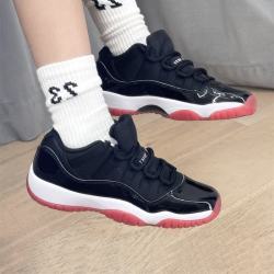NIKE 官方AIR JORDAN 11男女鞋 AJ11复刻篮球运动轻盈缓震稳固支撑球鞋 FV5121-006 37.5