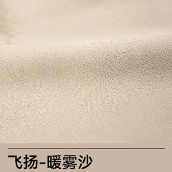 金蝉 飞扬 暖雾沙窗帘 高级感雪尼尔遮光卧室客厅
