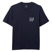 Gap/盖璞 印花Logo纯棉圆领宽松短袖T恤