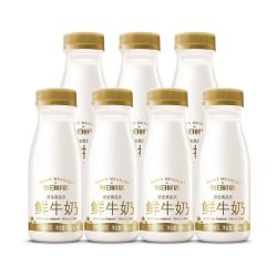 每日鲜语 鲜奶新鲜鲜牛奶185ml*7瓶装