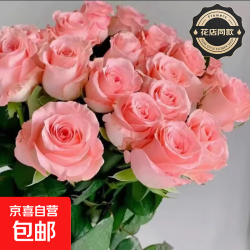 京喜 粉玫瑰8+2枝（防损不售后）
