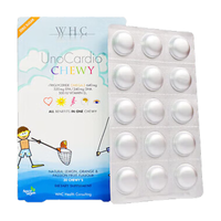 WHC/万赫希 小超人儿童鱼油DHA EPA高纯Omega-3维生素D 640mg*30粒