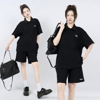 CANOTWAIT_ 老钱风华夫格 POLO衫 运动套装