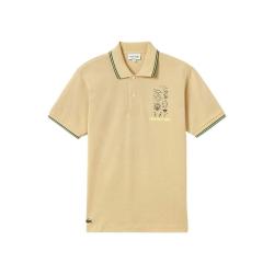 LACOSTE 男士纯棉印花短袖POLO衫