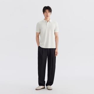 GXG 华夫格肌理 翻领 POLO衫