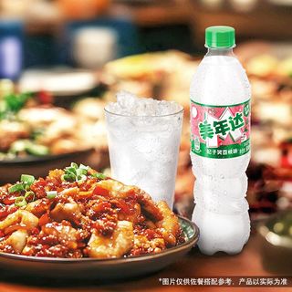 美年达 妃子笑荔枝味 500ml*24瓶 碳酸饮料