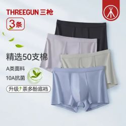三枪 抗菌 男士内裤3条