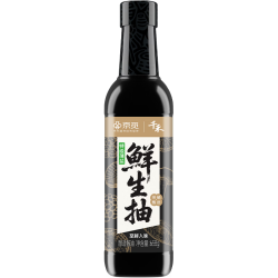 千禾 特级薄盐鲜生抽 鲣鱼提鲜 658g 酿造酱油