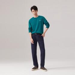 Levi's 美式经典宽松印花圆领套头卫衣