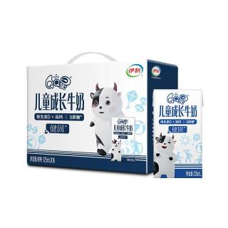 QQ星 儿童成长高钙牛奶 125ml*16盒*2箱