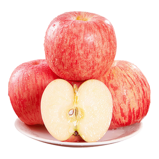 京地达 烟台红富士苹果 单果80mm+ 净重5斤