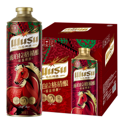 乌苏啤酒 琥珀拉格精酿1L*6罐整箱装