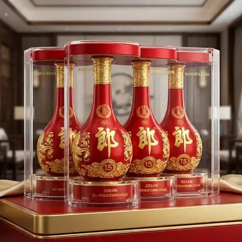 郎酒 红花郎15 酱香型白酒 53度 500ml*4瓶