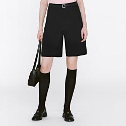 比音勒芬 时尚百搭夏女士休闲短裤商务通勤女裤五分裤（不含配饰腰带）