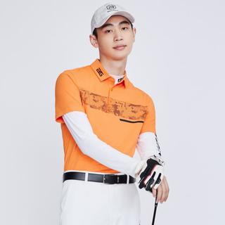 比音勒芬 高尔夫迷彩印花 男士POLO衫