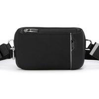 TUMI 途明 徽标Logo拉链开合单肩斜挎包
