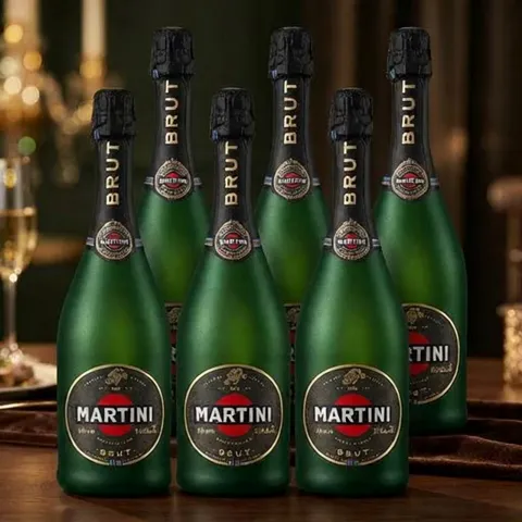 MARTINI 夏日消暑绝配!马天尼(Martini)清爽型起泡葡萄酒750mL 意大利进口 干型750ml*6瓶 整箱装