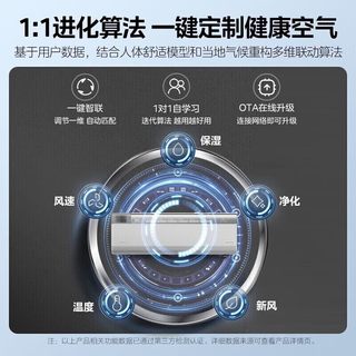 美的 KFR-35GW/T3 新风无风感 1.5匹 壁挂式空调