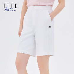 ELLE Active 女士五分裤运动休闲短裤