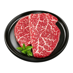 极品仕 澳洲谷饲和牛MB67 原切牛排 牛霖 1kg