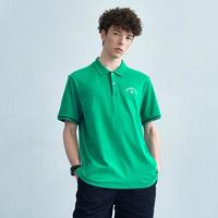 Champion 男女同款翻领短袖POLO衫