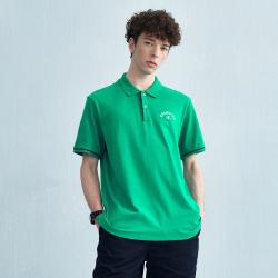 Champion 男女同款翻领短袖POLO衫