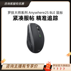 罗技 大师系列MX Anywhere2S BLE无线蓝牙鼠标商用跨屏办公可充RC