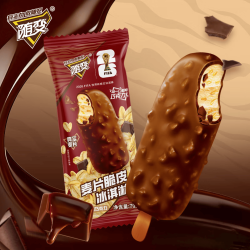蒙牛 随变麦片脆皮冰淇淋 70g/支
