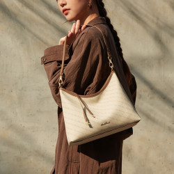 马莎兰缇 女款 HOBO托特包 2026 通勤大容量手提斜挎包