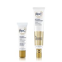 RoC 视黄醇抗皱夜间修护套装 改善细纹黑眼圈 紧致肌肤 眼霜15ml+晚霜30ml