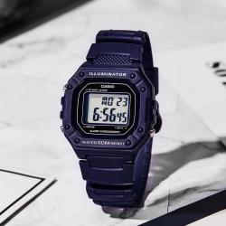 CASIO 男表casio方形学生电子运动时尚防水手表