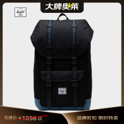 Herschel Supply Herschel Little America 赫行 25L双肩包 经典黑色/澎湃蓝