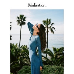 Réalisation RealisationPar 香秀同款长袖真丝度假风长裙 The Gia