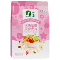 山萃 水果坚果燕麦片 即食冲饮麦片 681g