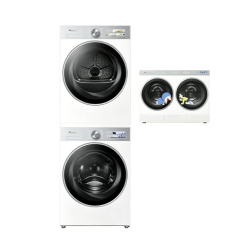 小天鹅 小乌梅3.0系列 TG10VE40W+TH10VE40W+TNDD20-08AIDEW 多分区热泵洗烘套装