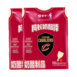 蒙牛 高钙奶酪棒草莓味儿童休闲零食干酪奶疙瘩奶片奶块（180g*2）