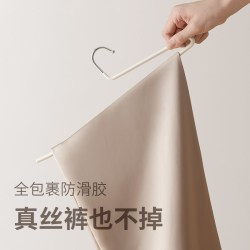 禧天龙 J-9638 鹅型裤架 家用防滑无痕单层裤架 5个 短颈款-反向