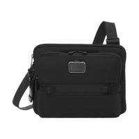 TUMI 纯色徽标Logo拉链开合单肩斜挎包