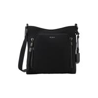 TUMI 银色标识Logo拉链开合铭牌邮差包
