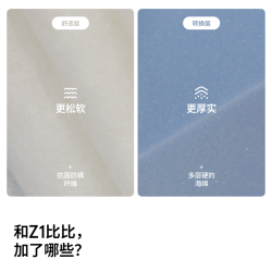 蓝盒子 Z+ 记忆棉独立袋装弹簧床垫