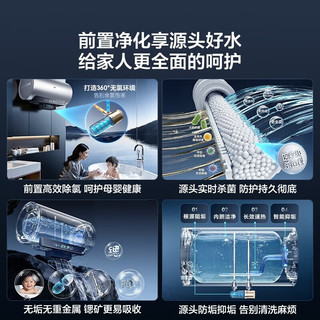 海尔 DR7PLUS 3300W变频速热 富锶净肤洗 80L 电热水器