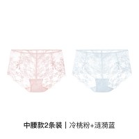 移动端：Ubras 花与爱丽丝系列 女士内裤 UZ2361061 2条