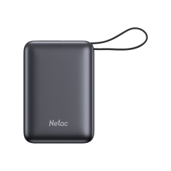朗科 3C认证可上飞机20000mAh 45W快充移动电源 iPhone16/17自带线
