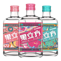 江小白 果立方果汁酒 树莓味+蜜桃味+葡萄味 168mL×3瓶