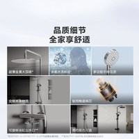 科勒 芙芮凌淋浴花洒套装 三出水金属大顶喷