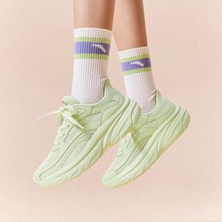 安踏 灵光V2 网面透气增高缓震 女式跑步鞋