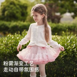 戴维贝拉 女童半身裙tutu裙夏季新款六一儿童公主裙子宝宝蓬蓬短裙